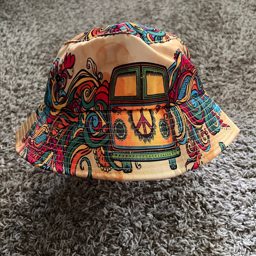 VW Bus Vibrant Multicolor Women's Bucket Hat